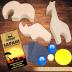 Basswood Blanks for Carving Wooden Animals - Whittling kit with Rhino, Giraffe, Elephant - Wood Carving Kit for Beginners - Linden Woodworking Kit for Kids, Adults - 3 Unfinished Wooden Blocks