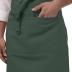 Chef Works Unisex Butcher Apron, Hunter Green, One Size