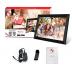 32GB FRAMEO 10.1 Inch Smart WiFi Digital Photo Frame 1280x800 IPS LCD Touch Screen, Auto-Rotate Portrait and Landscape, Built in 32GB Memory, Share Moments Instantly via Frameo App from Anywhere