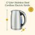 Cuisinart 1.7-Liter Stainless Steel Cordless Electric Kettle with 6 Preset Temperatures