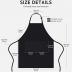 Syntus 12 Pack Bib Apron, Unisex Aprons Adjustable Waterdrop Resistant with 2 Pockets Cooking Kitchen Apron for Chef, BBQ Drawing Apron Bulk, Black