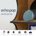 Amazon Echo Pop | Alexa fits in anywhere: bedroom, living room, bathroom, office, and small spaces | Midnight Teal