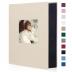 Artmag Fabric Photo Album 4x6 300 Large Capacity for Family Wedding Anniversary Linen Album Holds 300 Horizontal Photos (300 Pockets, Beige)