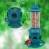 Bird Feeder Squirrel Proof Bird Feeder,Bird Feeders for Outdoors Hanging Gravity Protection Squirrel Proof Wild Bird Feeders for Outside,Green