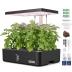 iDOO Hydroponics Growing System Kit 12Pods, Gifts for Mom Women, Herb Garden Indoor with LED Grow Light, House Warming Gifts New Home, Built-in Fan, Auto-Timer, Adjustable Height Up to 11.3" for Home