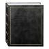 Magnetic Self-Stick 3-Ring Photo Album 100 Pages (50 Sheets), Black