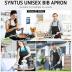 Syntus 12 Pack Bib Apron, Unisex Aprons Adjustable Waterdrop Resistant with 2 Pockets Cooking Kitchen Apron for Chef, BBQ Drawing Apron Bulk, Black