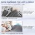 Guohaoi Knitted Weighted Blanket(Light Grey 60"x80" 15lbs),Home Décor Cooling Throw Blanket for Hot Sleepers,Hand Made Chunky Knit Heavy Blanket for Adults Use on Queen/King Size Bed