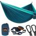 Camping Hammock, Super Lightweight Portable Parachute Hammock with Two Tree Straps Single or Double Nylon Travel Tree Hammocks for Camping Backpacking Hiking