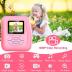 Instant Print Camera Gift for Kids Age 3-12 Girls Boys, 1080P HD Selfie Digital Camera, 12MP Kids Print Camera Toy with 180°Rotatable Camera, 16X Digital Zoom, 32GB TF Card, Colored Pens (Pink)