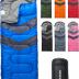 MalloMe Sleeping Bags for Adults Cold Weather & Warm - Backpacking Camping Sleeping Bag for Kids 10-12, Girls, Boys - Lightweight Compact Camping Essentials Gear Accessories Hiking Sleep Must Haves