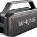 W-KING Bluetooth Speaker, 80W PEAK IPX6 Waterproof Loud Portable Bluetooth Speaker Wireless with 2 Full-Range Drivers/Rich Bass,2 Pairing/30H/U-Disk/TF Card/AUX/EQ, Party Boombox Outdoor Large Speaker