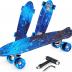 BELEEV 22 inch Skateboards for Kids, Cruiser Skateboard for Beginners Girls Boys Teens Adults, Mini Skateboards Classic Complete Skate Board with Skate T-Tool, Max Load 220 LBS