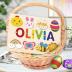 Name Puzzle for Kids Personalized, Baby Easter Gifts, Montessori Learning Toys for Baby Boy & Girl 1-3 Year Old, Personalized Baby Gifts, 1-3st Birthday Gifts for Girls Boys