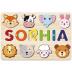 Name Puzzle for Kids Personalized, Baby Easter Gifts, Montessori Learning Toys for Baby Boy & Girl 1-3 Year Old, Personalized Baby Gifts, 1-3st Birthday Gifts for Girls Boys