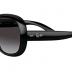 Ray-Ban Women's RB4098 Jackie Ohh II Butterfly Sunglasses, Black/Light Grey Gradient Dark Grey, 60 mm + 0