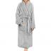 PAVILIA Premium Womens Plush Soft Robe Fluffy, Warm, Fleece Sherpa Shaggy Bathrobe (S/M, Light Gray)