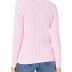 Amazon Essentials Women's Fisherman Cable Turtleneck Sweater (Available in Plus Size), Light Pink, Medium