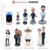 Custom Bobbleheads Personalized Figures 6" for Father's Mother's Day Christmas Valentine's Day Birthday Party Wedding Anniversary Statue Gifts for Parents Family Friends Colleagues Bosses Classmates