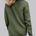 MEROKEETY Women's 2024 Fall Long Sleeve Oversized Crew Neck Solid Color Knit Pullover Sweater Tops, Green L