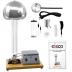 EISCO Van De Graaff Generator, Motor Driven - 120/240V, 50/60Hz - Includes Assembled Base with DC Motor, Power Cord, Discharge Wand, & Accessories - 22" Tall