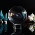 3D Galaxy Crystal Ball Paperweight -LONGWIN 2.4 Inch Laser Engraved Glass Sphere Display Globe Meditation Ball Home Decor with Crystal Stand