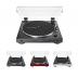 Audio-Technica AT-LP60XBT-BK Fully Automatic Bluetooth Belt-Drive Stereo Turntable, Black, Hi-Fi, 2 Speed, Dust Cover, Anti-Resonance, Die-cast Aluminum Platter