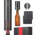 SOW - Electric Wine Opener with Foil Cutter + Redesigned Beer/Soda Bottle Opener + 2 Leather Coasters - Storage/Gift Box