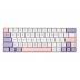 EPOMAKER EP64 60% Mechanical Keyboard, Wireless Gaming Keyboard, 2.4GHz/Bluetooth 5.0/USB-C Custom Keyboard, Hot Swappable, NKRO, Programmable wtih Dye-sub PBT Keycap for Mac/Win (Flamingo Switch)