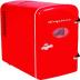 Frigidaire RED EFMIS129- CP4 Mini Portable Compact Personal Cooler, 4 Liter Capacity Chills Six 12 oz Cans, 100% Freon-Free & Eco Friendly, Includes Plugs for Home Outlet & DC Charger, standard