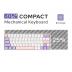 EPOMAKER EP64 60% Mechanical Keyboard, Wireless Gaming Keyboard, 2.4GHz/Bluetooth 5.0/USB-C Custom Keyboard, Hot Swappable, NKRO, Programmable wtih Dye-sub PBT Keycap for Mac/Win (Flamingo Switch)