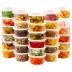 AOZITA 32 Sets 12 oz Plastic Deli Food Containers With Lids, Airtight Food Storage Containers, Freezer/Dishwasher/Microwave Safe, Soup Containers For Takeout Meal Prep Storage