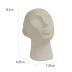 Abstract Decor Sculptures Home Decor - Resin Thinker Human Head Statue Shelf Decorations Bust Statues for Living Room Office Table Art Decor Accents 7.25 * 6.25 * 8.5 Inch LC Lcdecohom