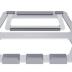 Amazon Basics Aluminum Portable Foldable Height Adjustable Support Stand for Laptops up to 15", Silver
