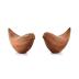 NIRMAN Acacia Wood Bird Statues Set Home Décor Bird Sculpture for Living Room, Bathroom, Office Modern Style Birds Decorative Ornaments (Set of 2) (4.5" x 2" x 2.5")