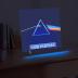 Now Playing Vinyl Record Stand - Lighting Vinyl Record Storage Holder, Wooden Lp Record Holder Stand, Multiple Colors LED Lights Vinyl Record Display, Record Accessories, Gifts for Vinyl Record Lover