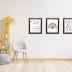 FrameWorks 2-Pack, 10” x 12.5” White Wooden Kids Art Frame - Frames for Kids Artwork with Gallery Style Edges, Tempered Glass Art Frame for Home Decor, Art Display for Kids with Elastic Straps