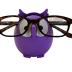 Dependable Industries inc. Essentials Owl Glasses & Sunglasses Holder Stand - Eyeglass Display Rack, Smartphone Dock, Nice Random Color Shipped