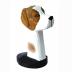 Red Dollar Handmade Wood Carved Animal Eyeglass Holder, Cute Sunglasses Display Stand, Nightstand Home Office Desk Decor, Christmas Holiday New Year Business Gift for Men Women Adults (Dog)