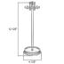 Amazing Abby - Temptation - Necklace Holder Stand with Spinning Hook Design, Jewelry Organizer Stand, Bracelet Tree Display, Perfect Storage Solution for Necklaces, Bracelets, Rings, and More