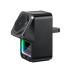4 in 1 Magnetic Wireless Charging Station, Foldable Wireless Charger Stand with Bluetooth Speaker, for iPhone 16 15 14 13 12 Series, AirPods 3/2/Pro, Apple Watch Ultra/SE/9/8/7/6/5/4/3/2/1 (Black)