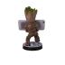 Exquisite Gaming: Guardians of The Galaxy: Toddler Groot - Original Mobile Phone & Gaming Controller Holder, Device Stand, Cable Guys, Marvel Licensed Figure, Black