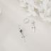 Sword Hoop Earrings 925 Sterling Silver Sword Drop Earrings Rose Flower Dangle Earrings Sword Jewelry Gift for Women Men