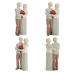 Hensonever Loving Elderly Couple Figurines, Wedding Anniversary Statues for Home Decoration, Sculpted Hand-Painted Figures Gifts to Parents Grandparents