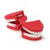 Genuine Fred Chomp Pot Holders, Oven Mitts, Set of 2, Chattering Teeth Inspired, Heat Resistant Silicone Oven Grips, Fun, Quirky Kitchen Gadget and Accessory