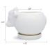 GeLive White Cow Ceramic Planter Small Succulent Pot Cute Cartoon Animal Plant Pot with Drainage Tray Pencil Holder Brush Organizer Tabletop Storage Stand Indoor Home Decor Cow Statue Fun Stuff