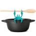 OTOTO Aqua the Crab Silicone Utensil Rest - Silicone Spoon Rest for Stove Top - BPA-Free, Heat-Resistant Kitchen and Grill Utensil Holder - Non-Slip Spoon Holder Stove Organiser and Steam Releaser