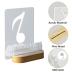 YuanDian Light up Now Playing Vinyl Record Stand, Now Spinning Record Stand, Wooden Acrylic Holder for Vinyl Album Display Storage, Vinyl Record LED Display Storage Collection Holder with USB Powered