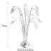 HOHIYA Photo Tree Holders Gift Card Money Picture Display Stand Clip Lottery Ticket Christmas Wedding Greeting Birthday Party Gift Silver Iron 14 Inch Taiwan Made