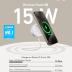 Anker MagGo 3-in-1 Charging Station, Qi2 Certified 15W MagSafe-Compatible Wireless Charger Stand, Foldable Charger for iPhone 15/14, AirPods, Apple Watch 9 (40W USB-C Charger Included) with Anker MagS